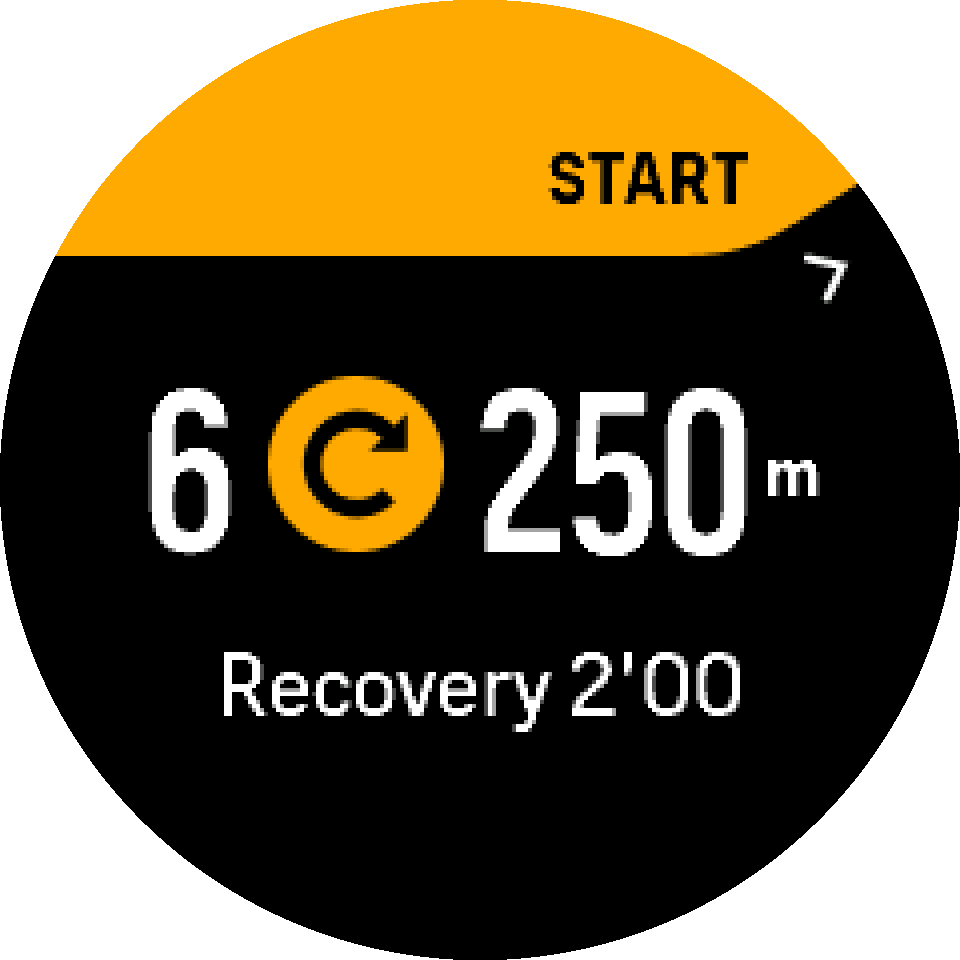 Začatie intervalového tréningu S9PP