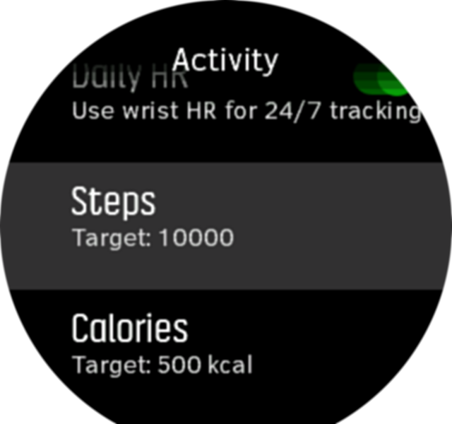 Activity Goals