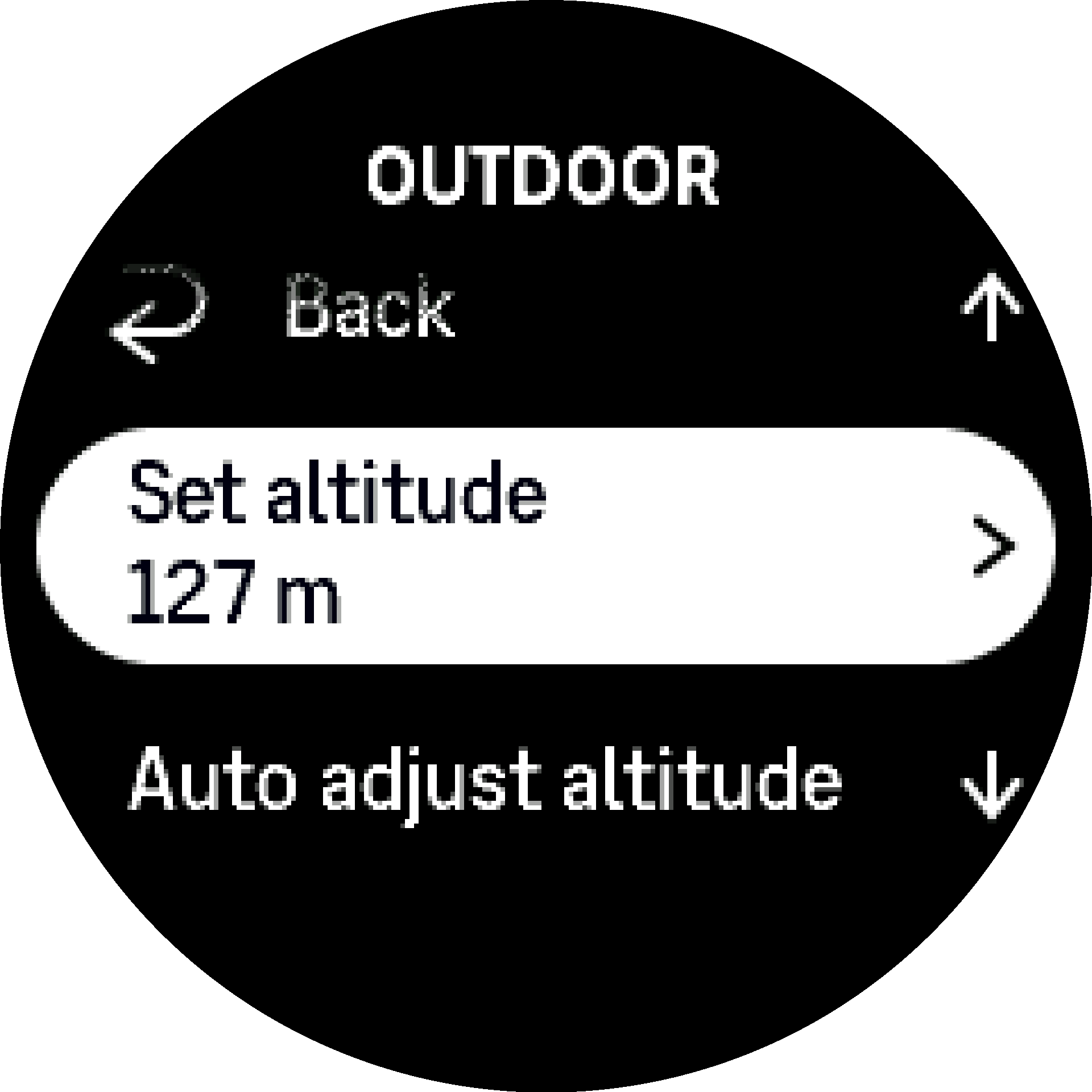 Suunto 9 Peak Pro Mga Setting Altimeter