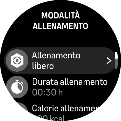 training mode