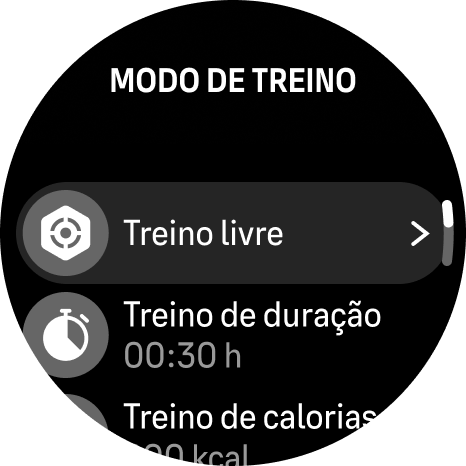training mode