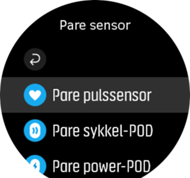 Sensor list