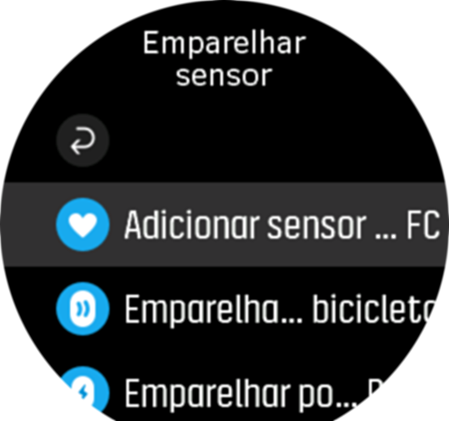 Sensor list