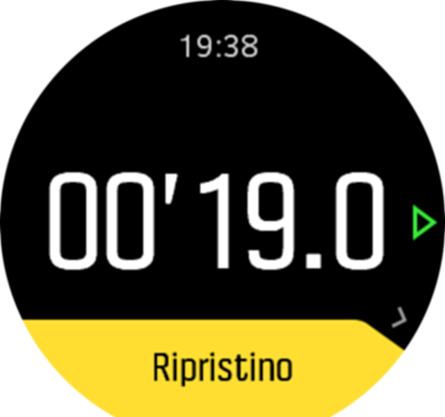 Stopwatch pause resume