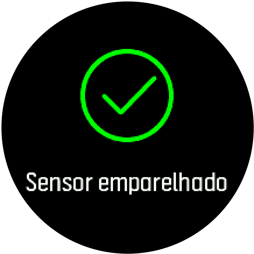 Sensor emparelhado Trainer