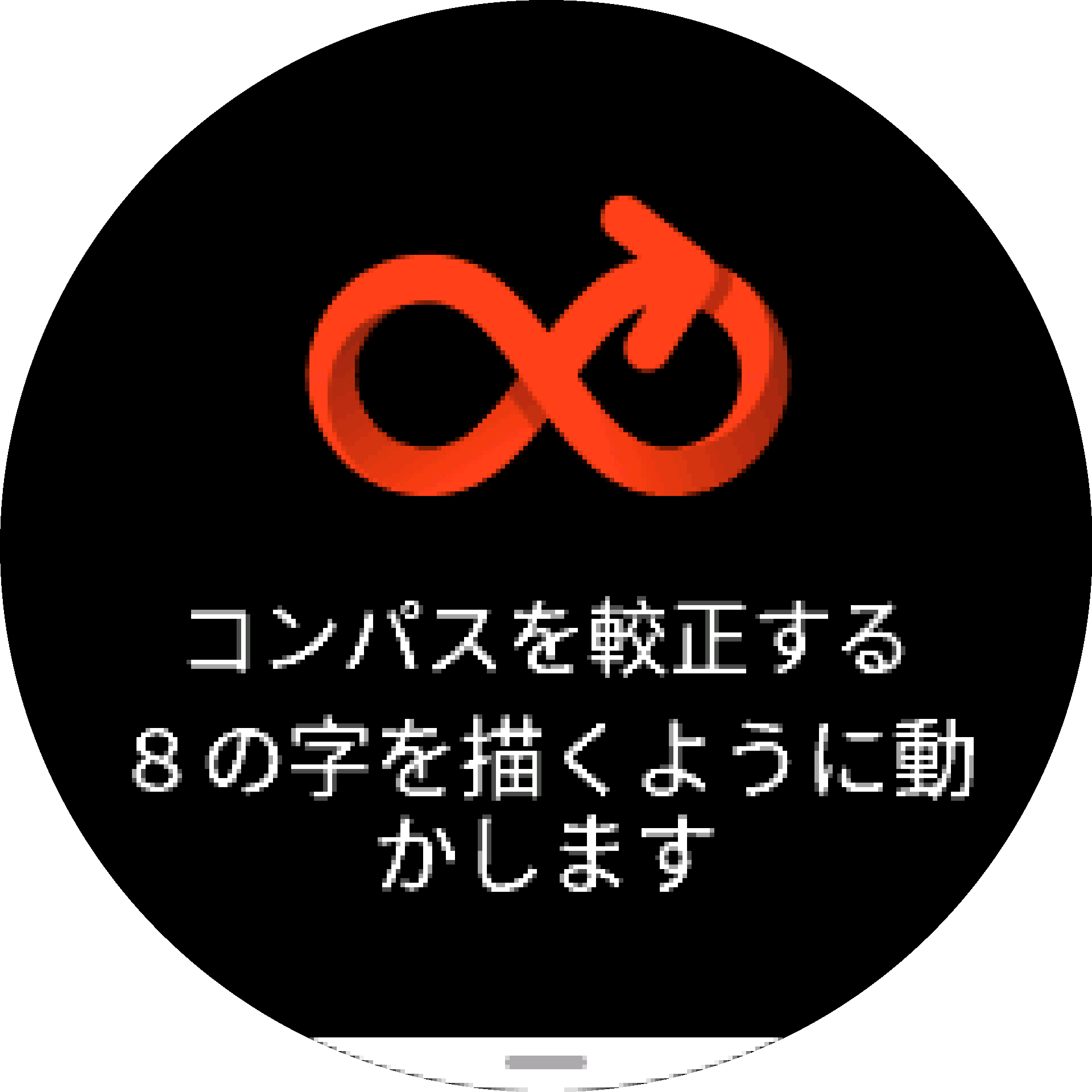 コンパスの較正 S9PP