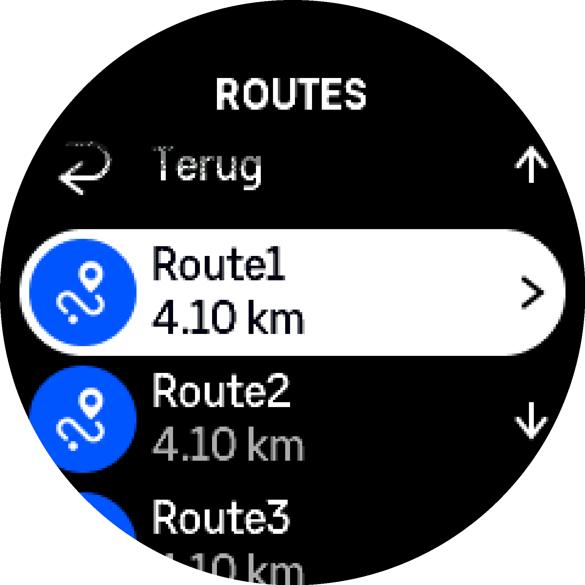 Routes list S9PP