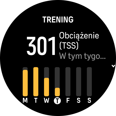 Widget tréningu