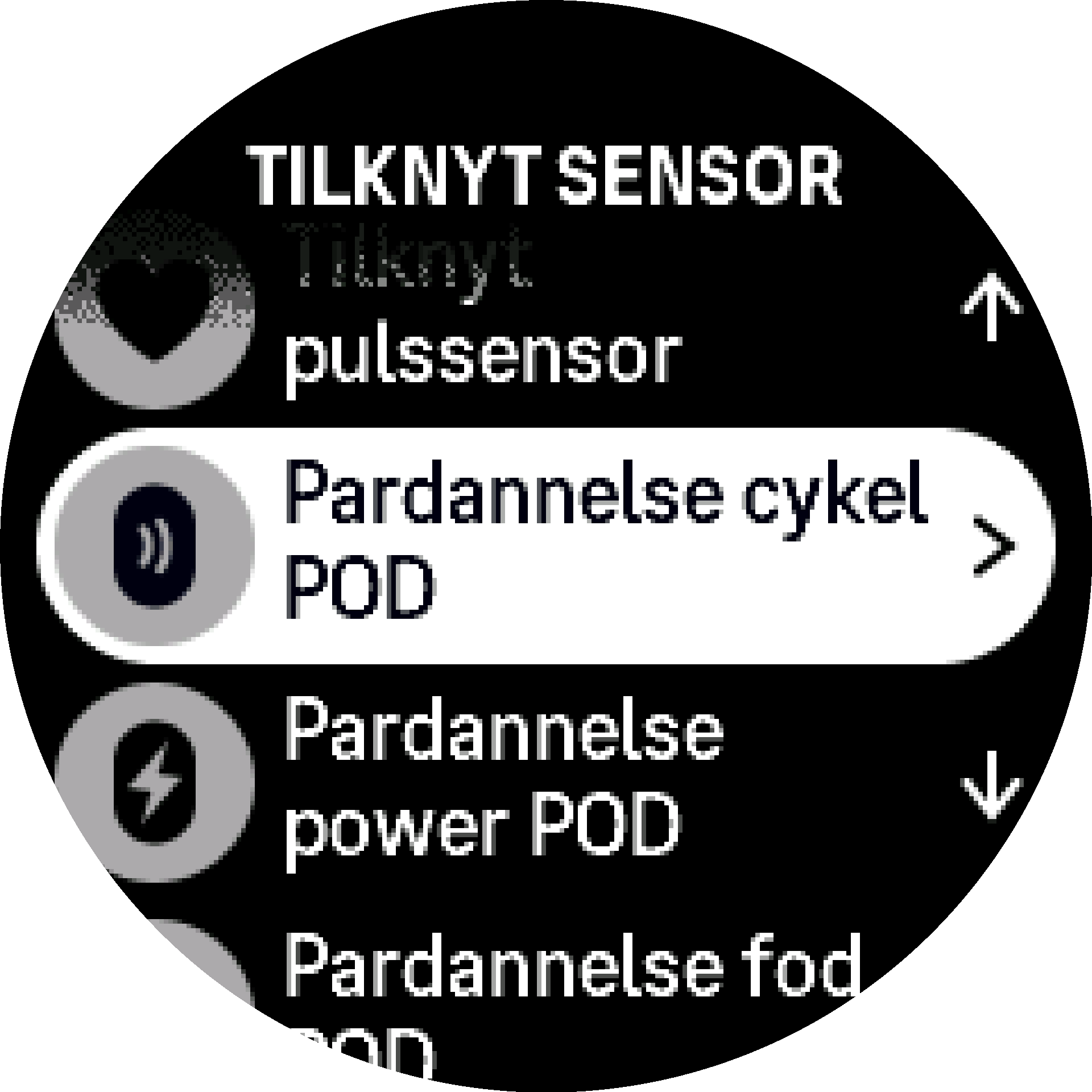 Sensor list S9PP