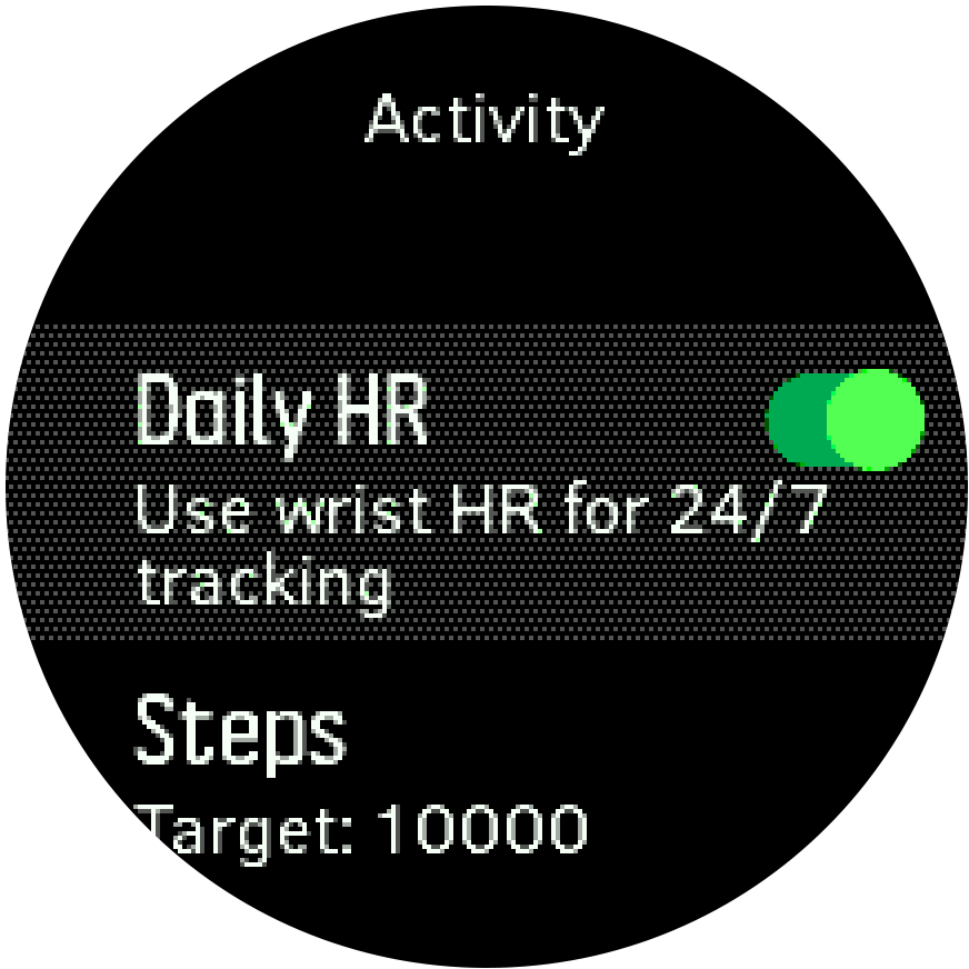 Daily HR setting Trainer