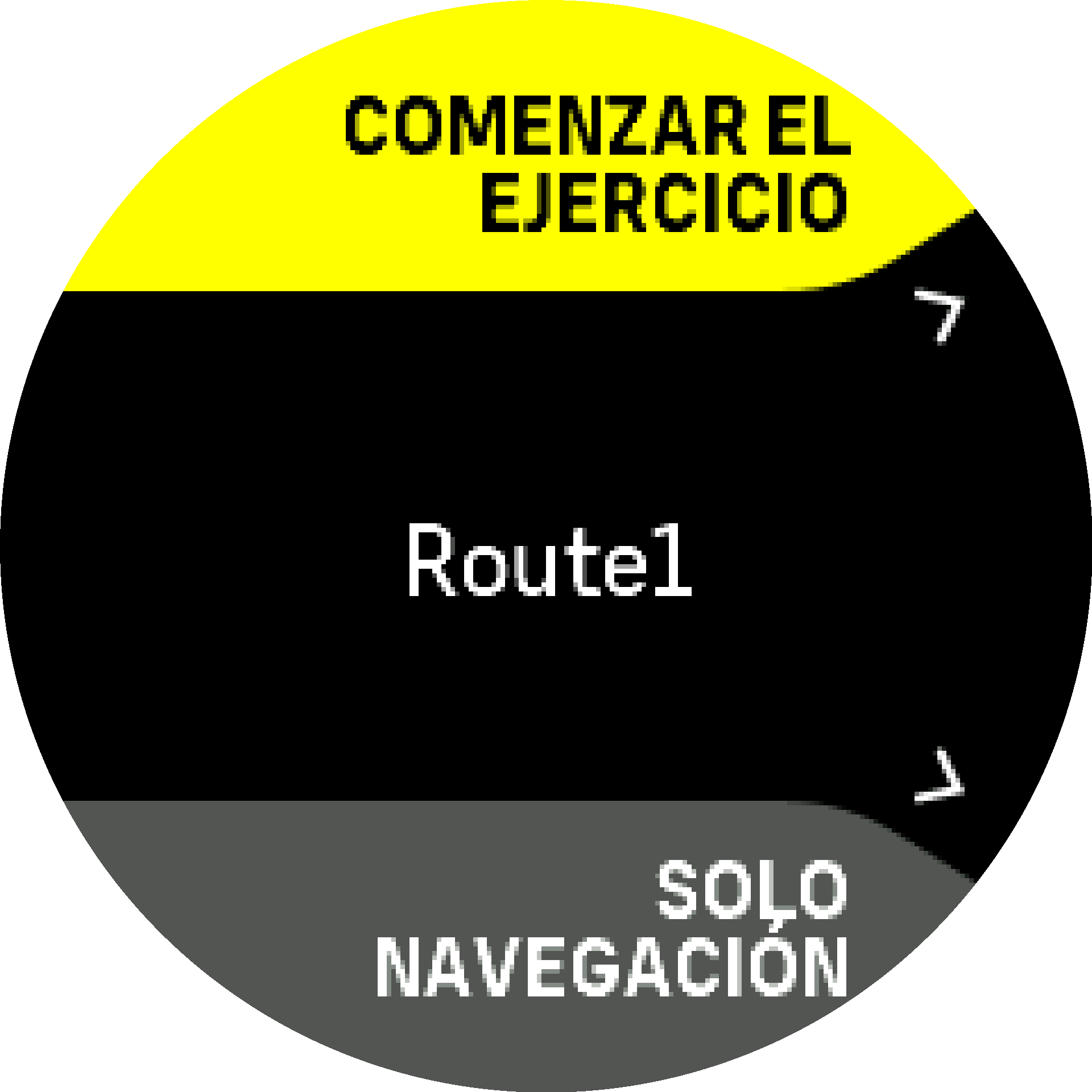 Rutas durante el ejercicio S9PP