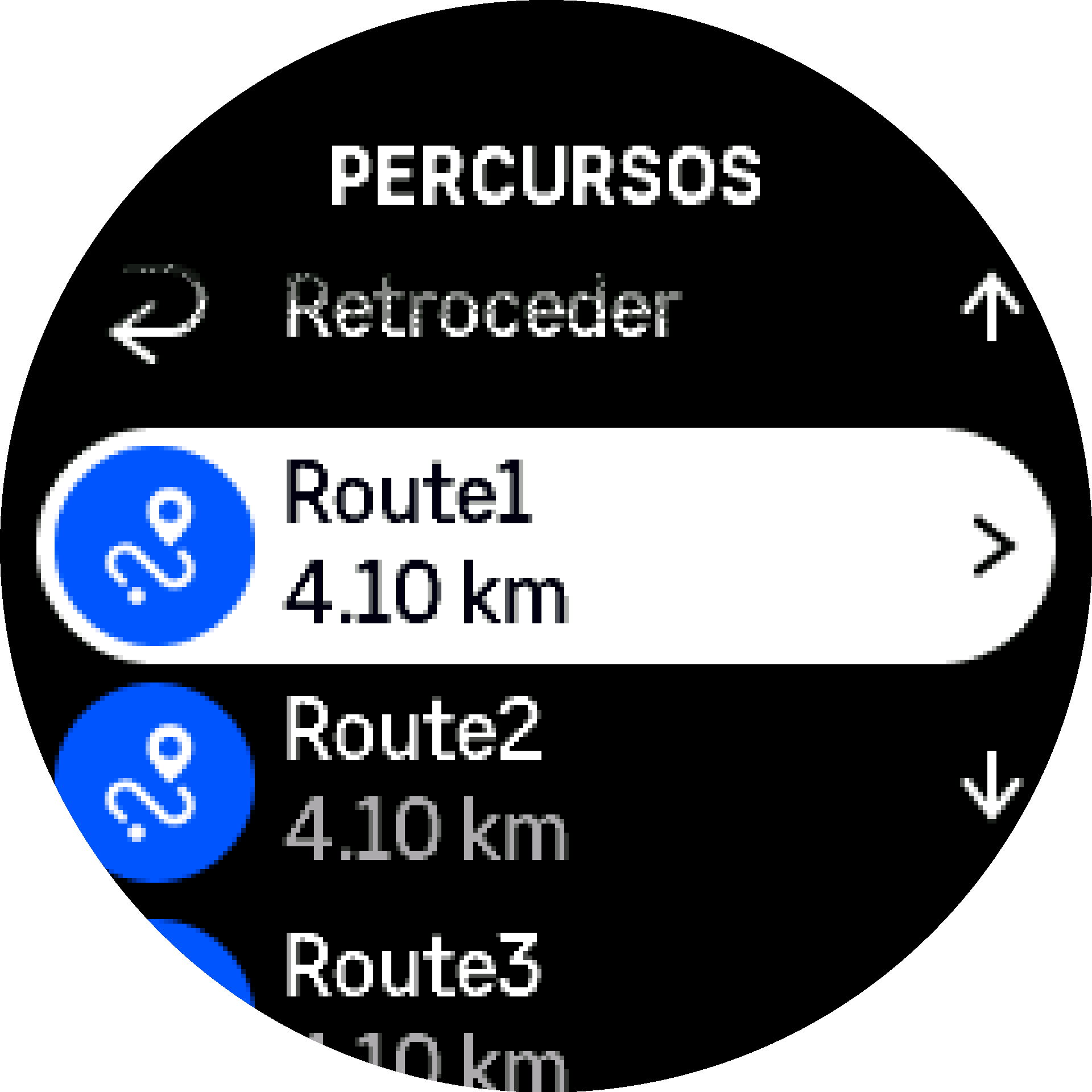 Routes list S9PP