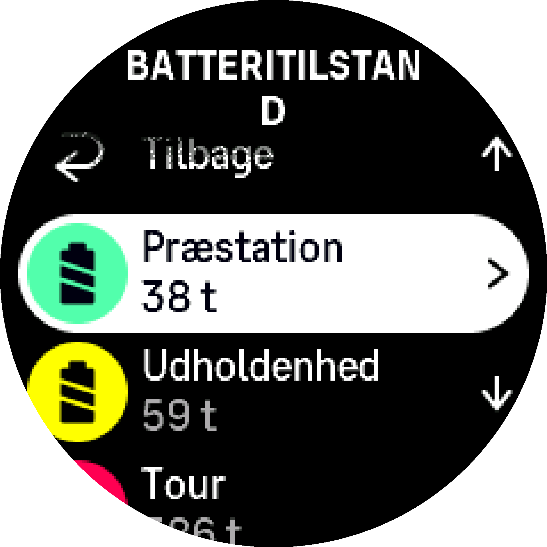 Batteritilstande S9PP