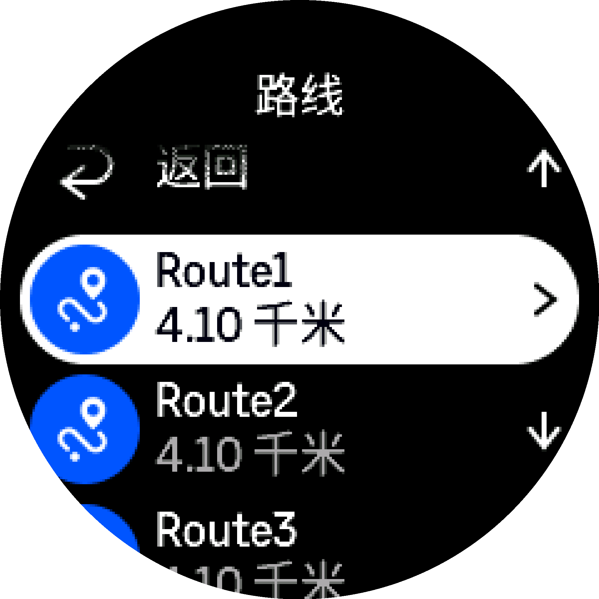 Routes list S9PP