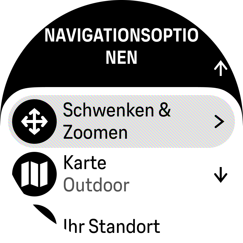 Nav.-Optionen Orca