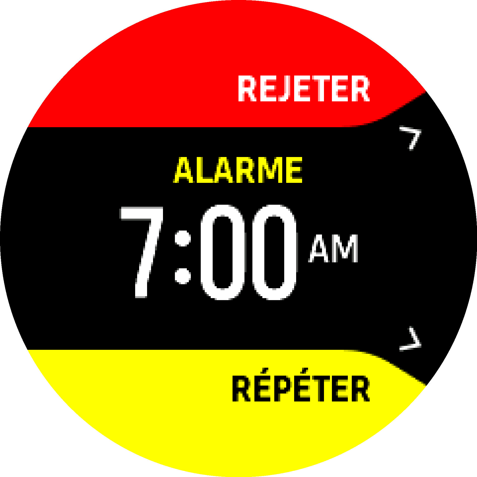 Alarm dismiss snooze S9PP