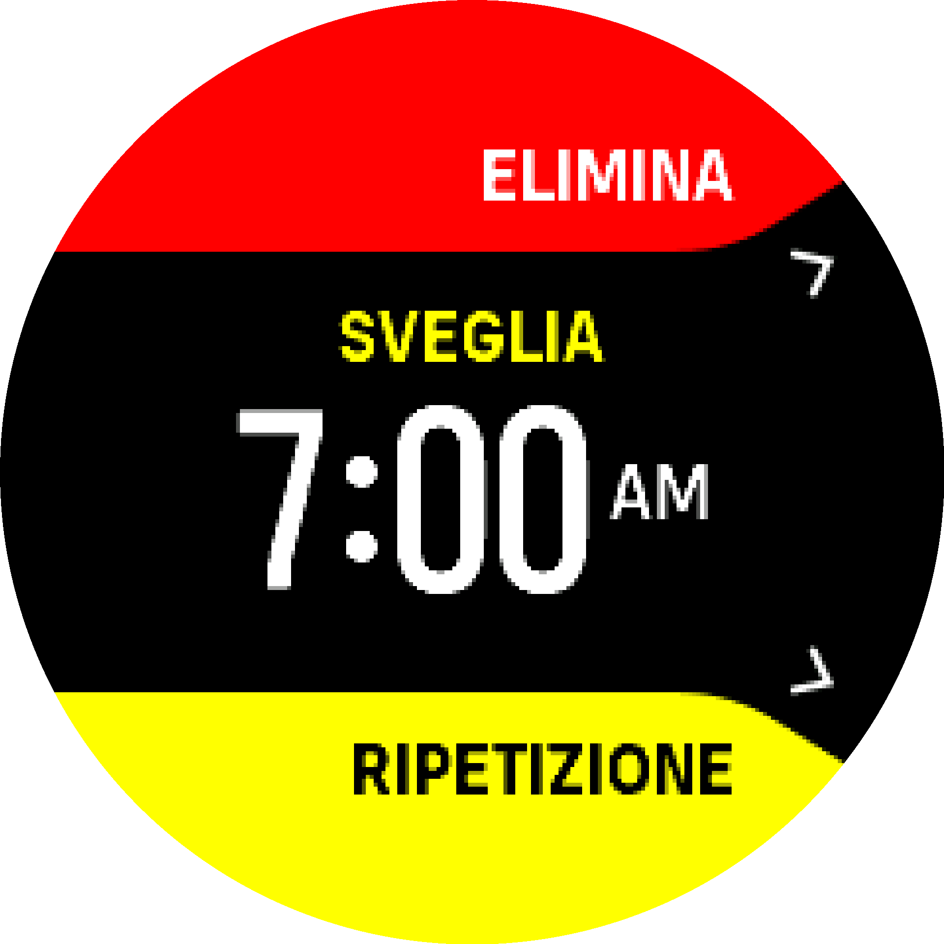 Snooze eliminazione sveglia S9PP