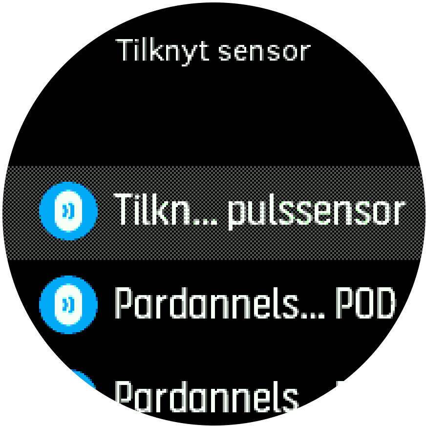 Sensor list Trainer