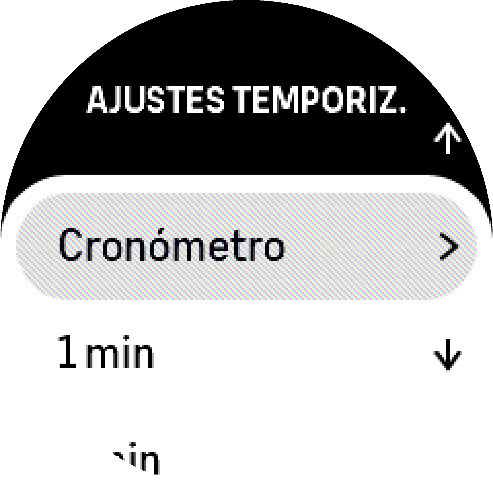 Opciones del widget de temporizador