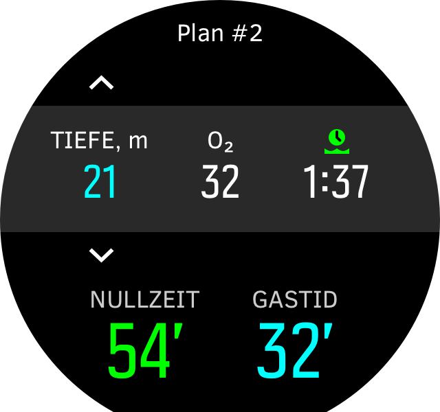 Dive planner D5 2