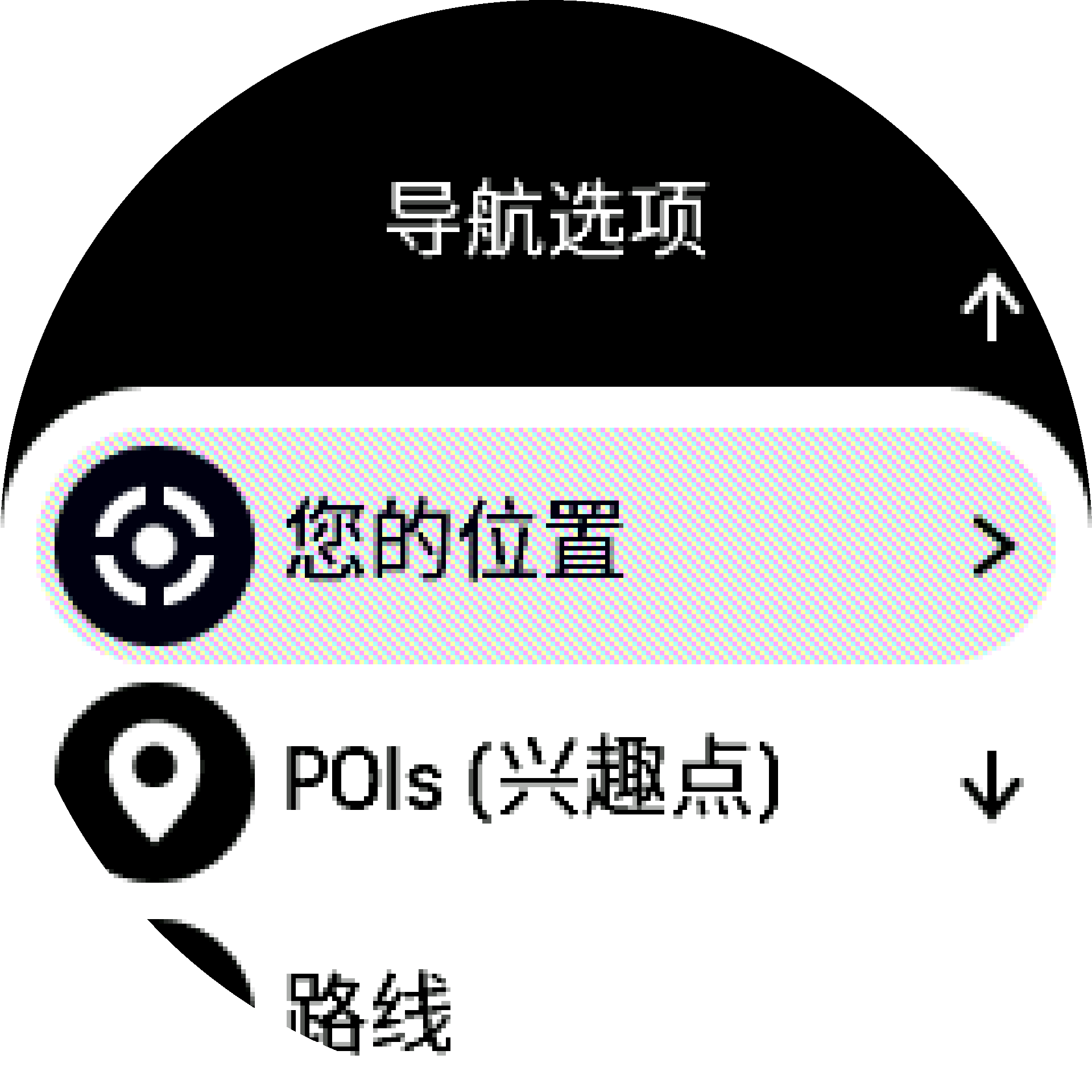 指南针小组件选项