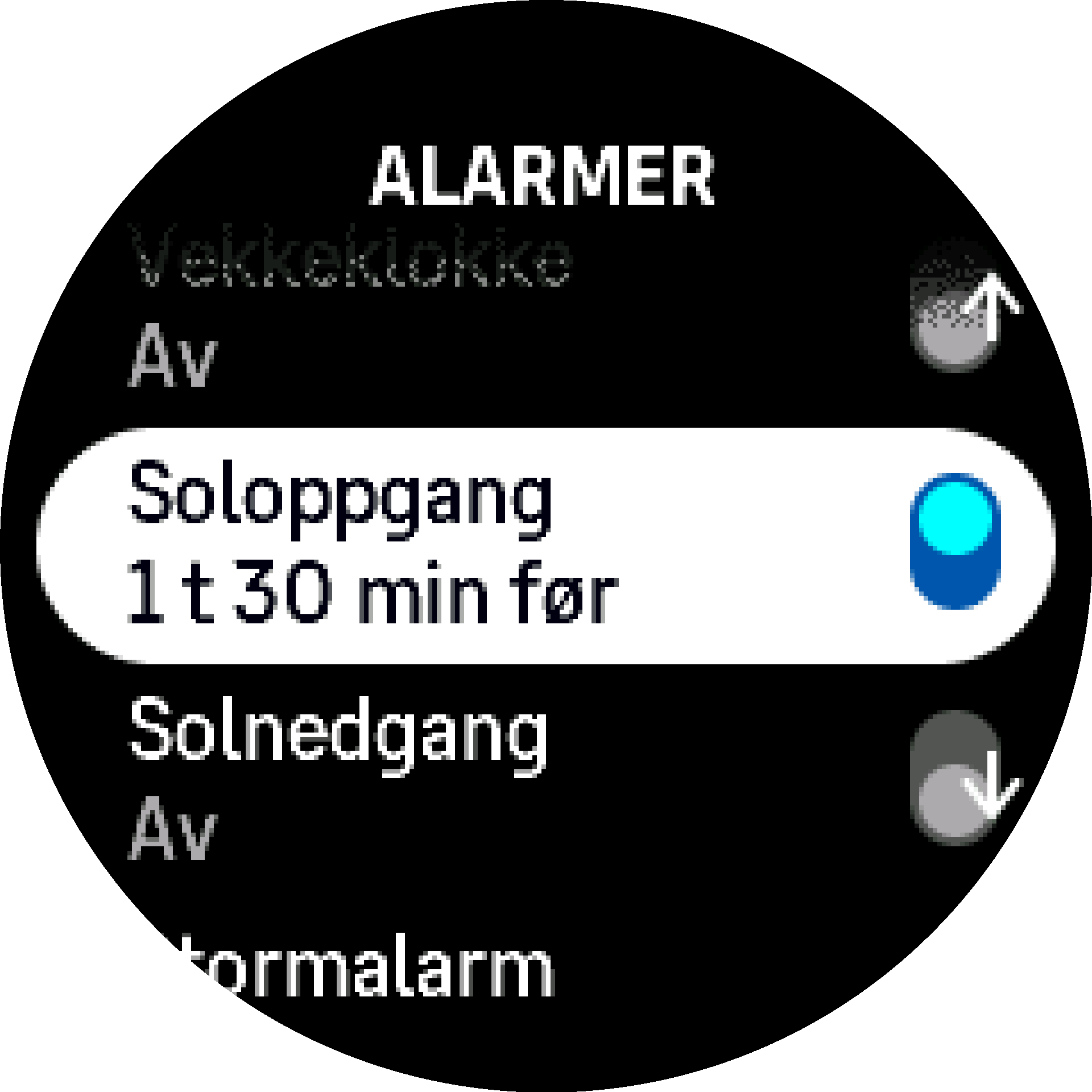 Veksle Soloppgang/solnedgangbryter S9PP