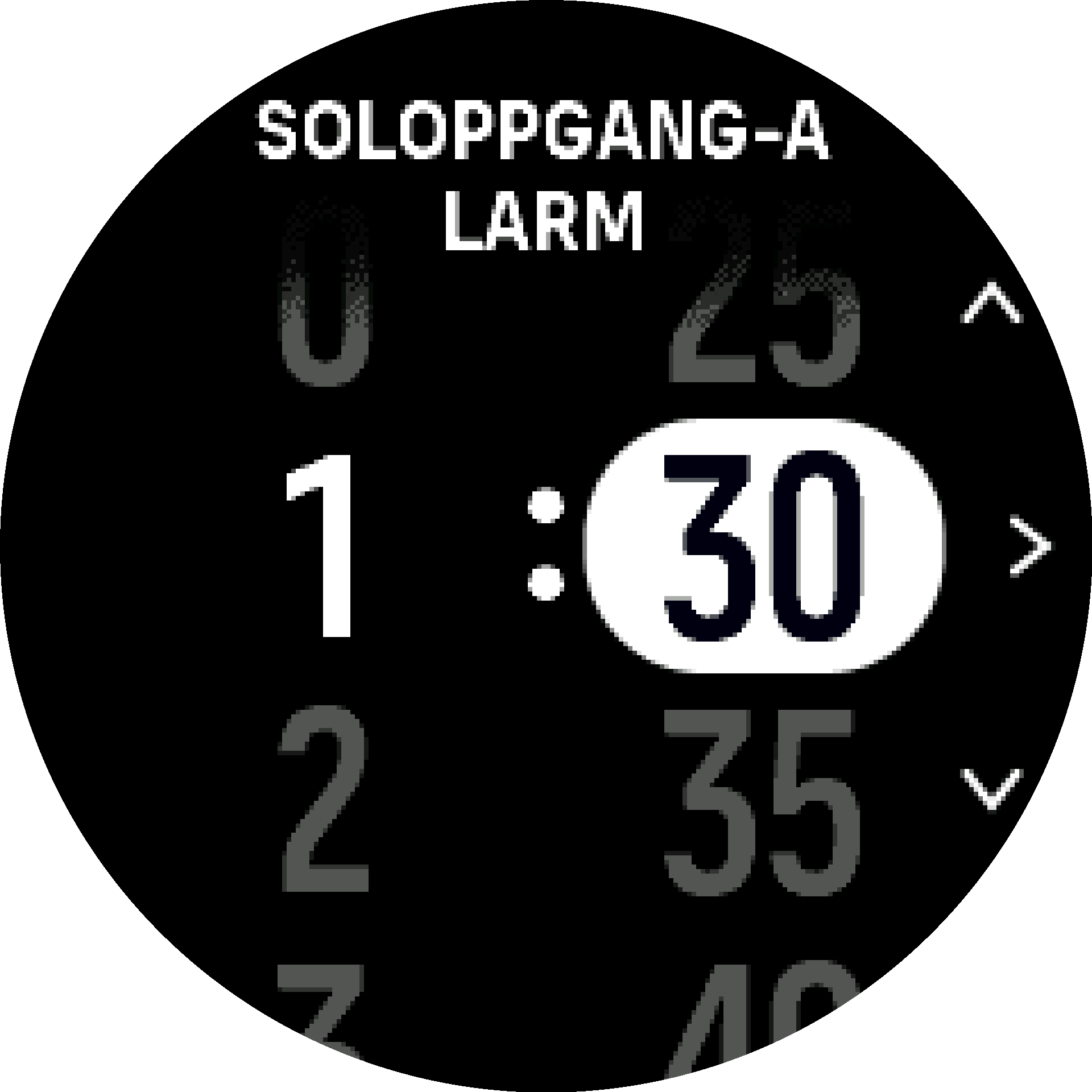 Tid før solnedgang soloppgang S9PP