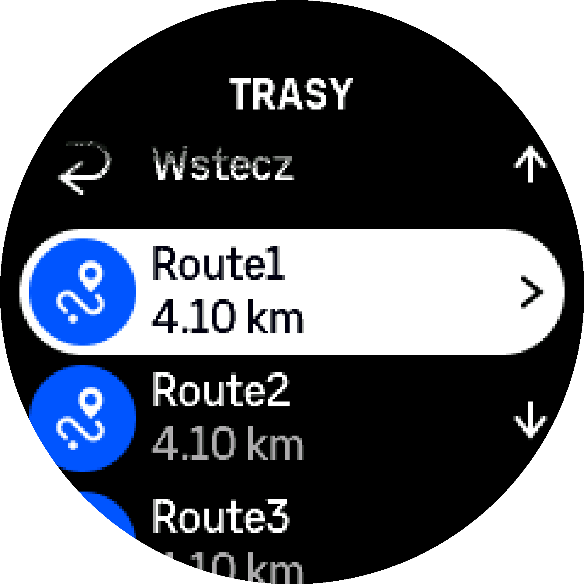 Routes list S9PP