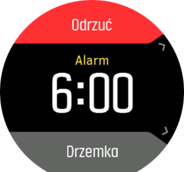 Alarm dismiss snooze