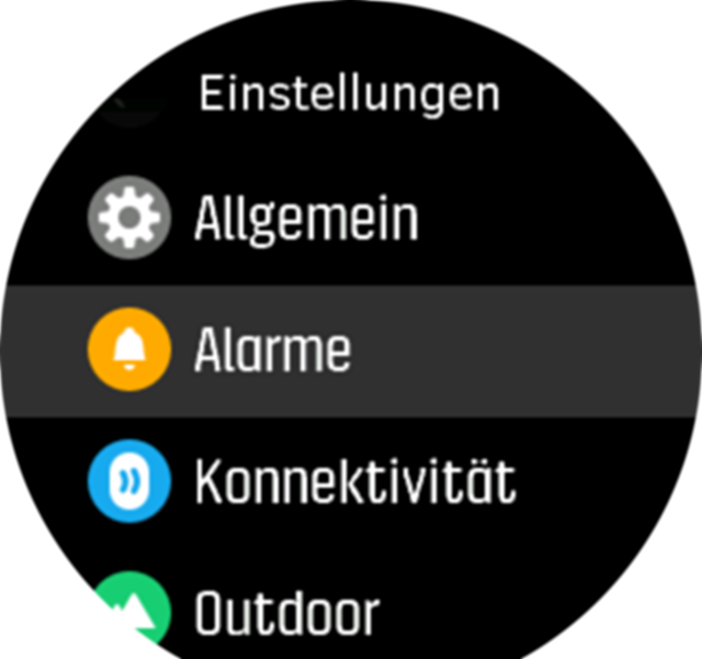 Settings menu Spartan