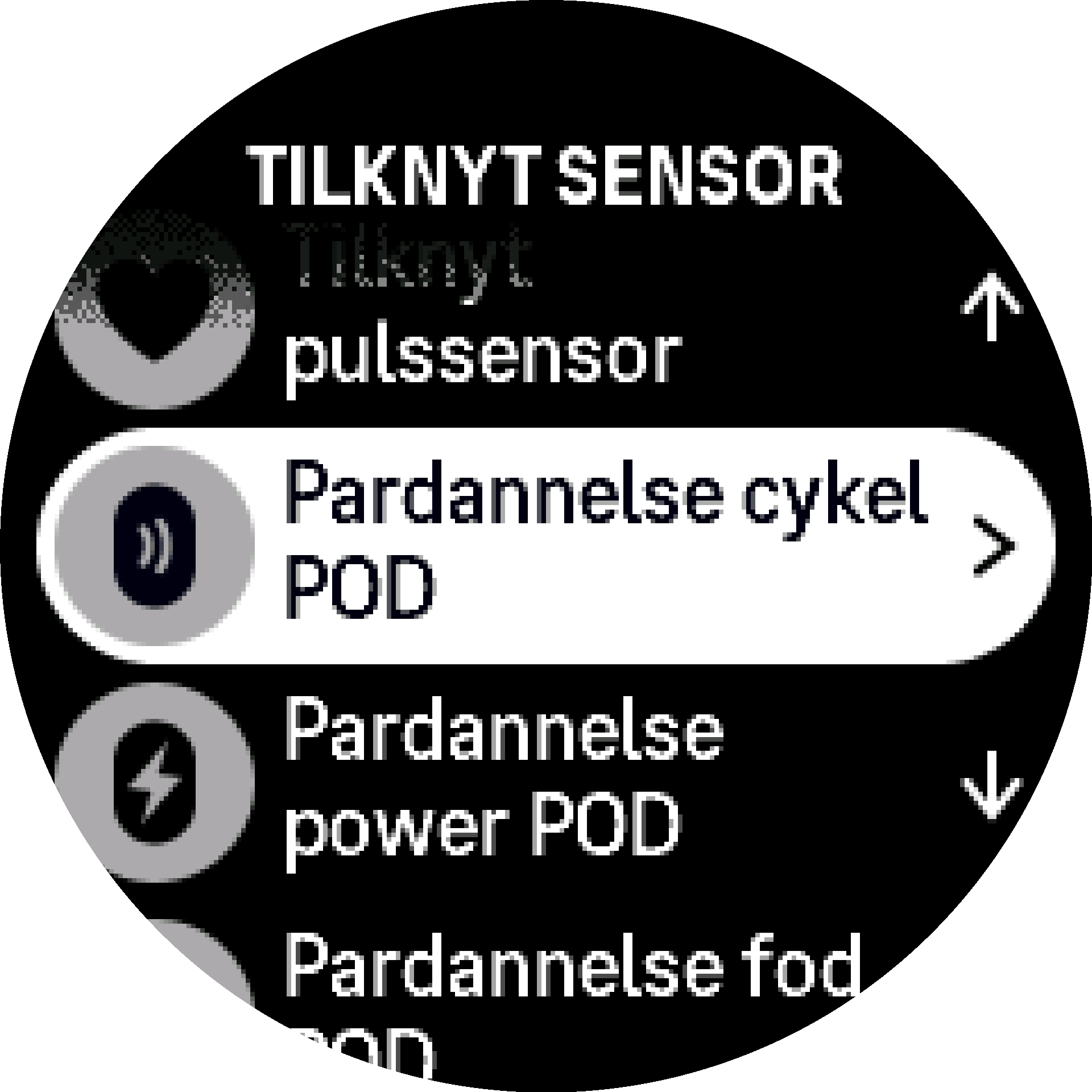 Sensor list S9PP