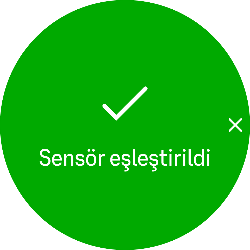 Sensör eşleştirildi S9PP