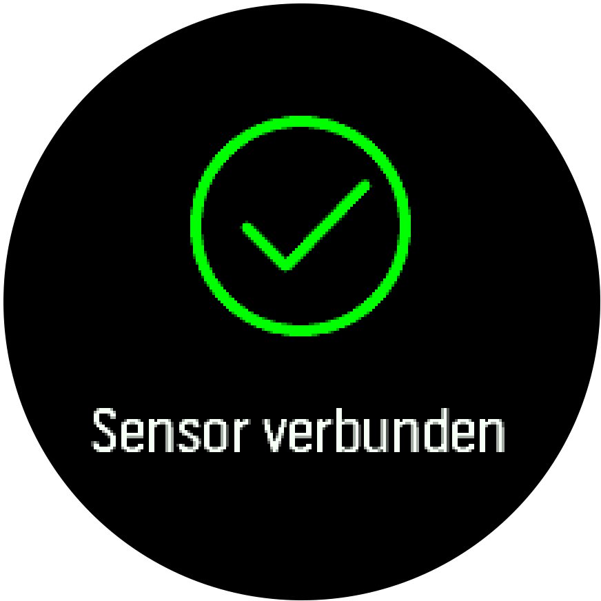 Sensor verbunden - Trainer