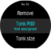 D5 menu pairing gas selected pod not assigned