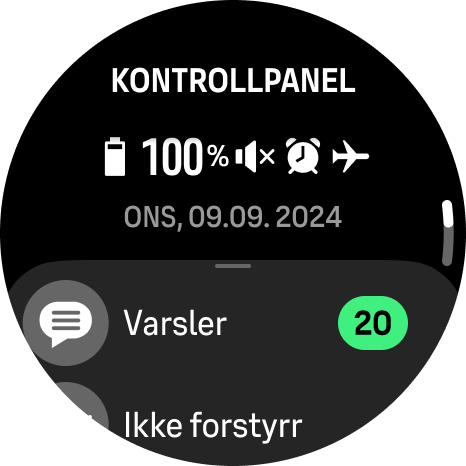 control panel