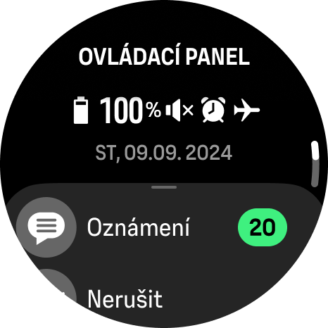 control panel