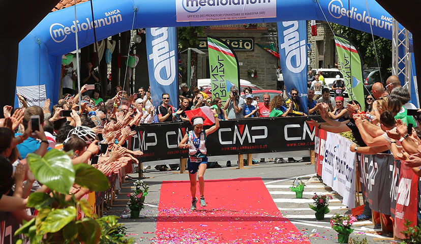 Silvia Rampazzo ambassador Suunto Verical all'arrivo dei Mondiali di Trail Running Silvia Rampazzo ambassador Suunto Verical all'arrivo dei Mondiali di Trail Running