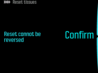 reset tissues confirm
