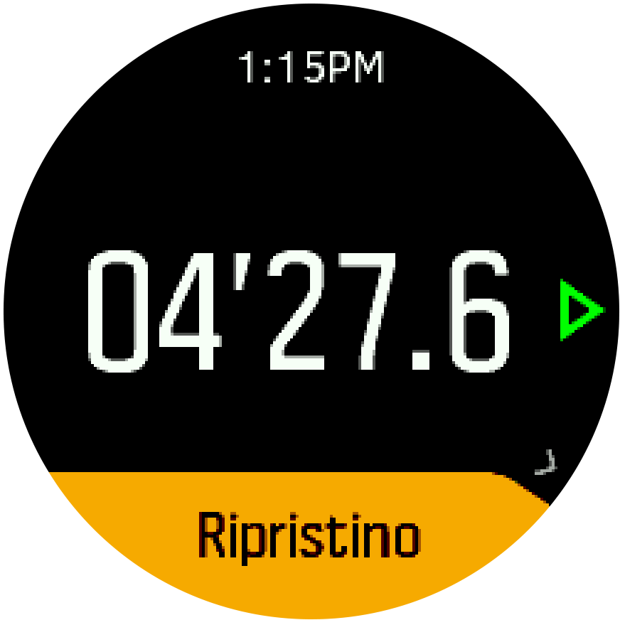 Stopwatch pause resume Trainer