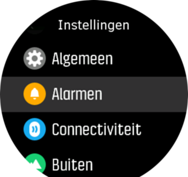 Settings menu Spartan