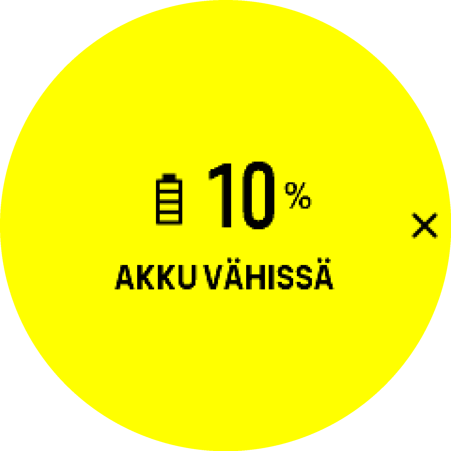 Akkuvaroitus S9PP