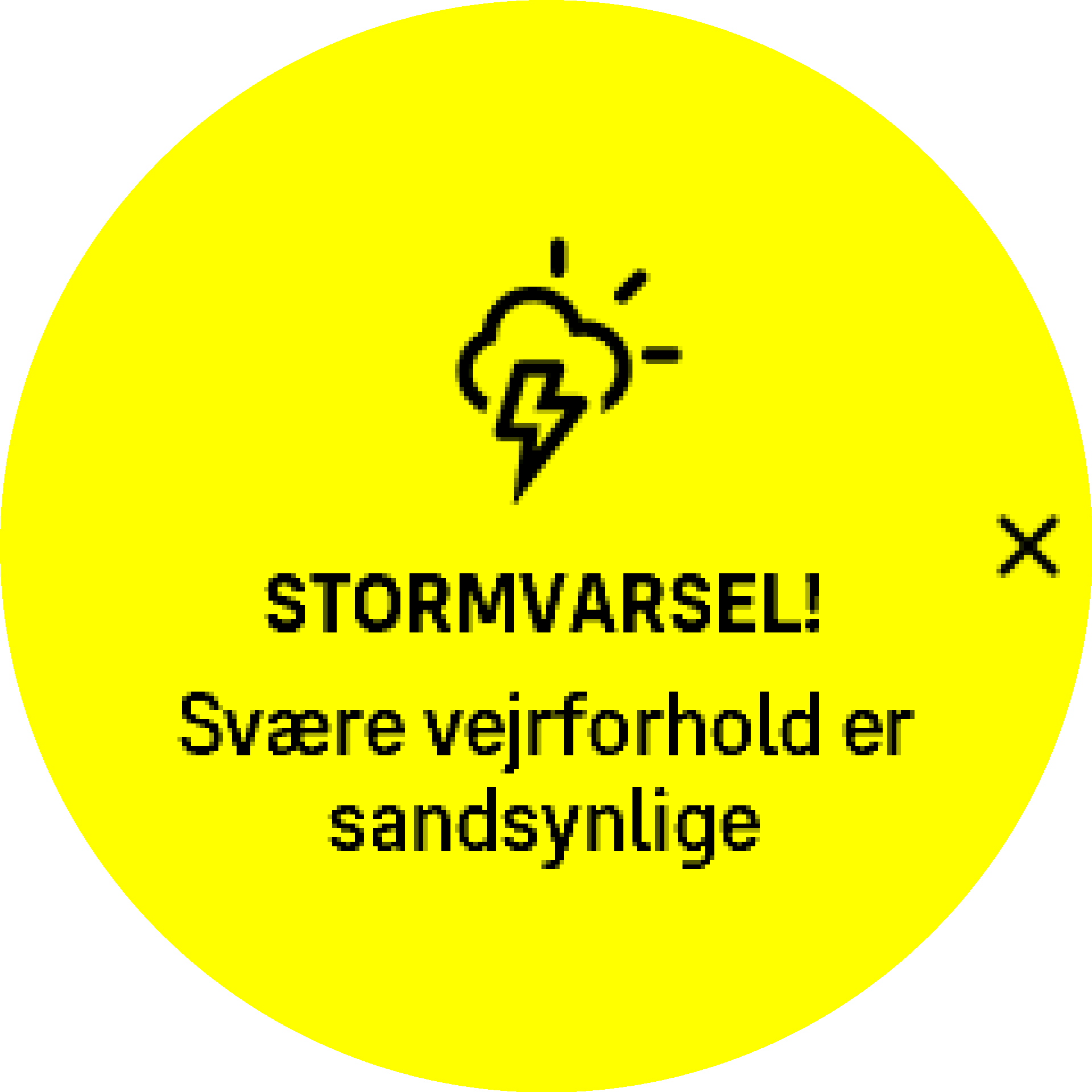 Stormvarsel aktiv S9PP