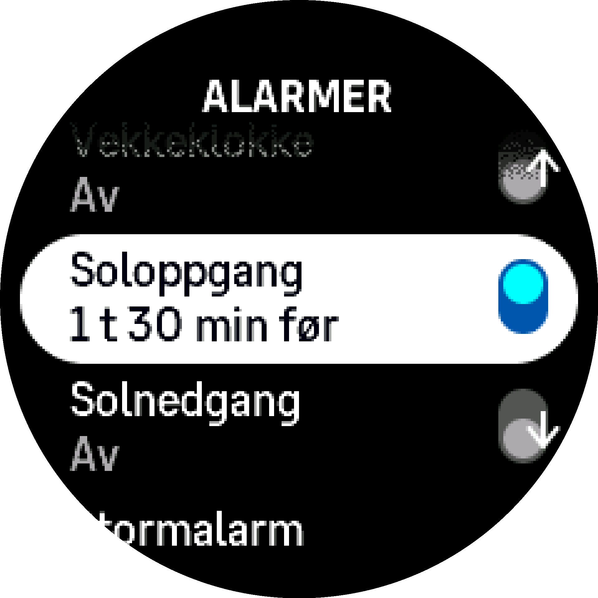 Veksle Soloppgang/solnedgangbryter S9PP