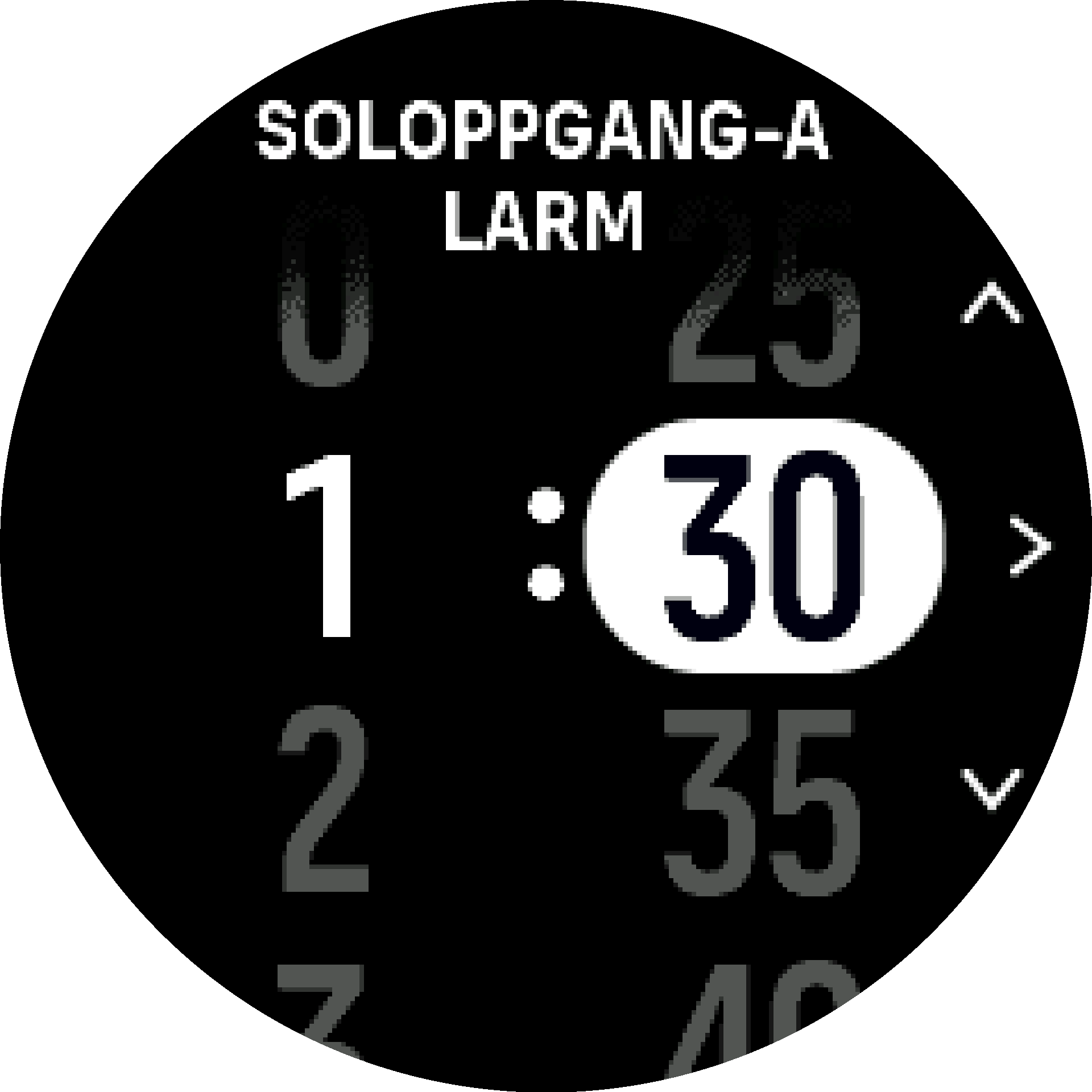 Tid før solnedgang soloppgang S9PP