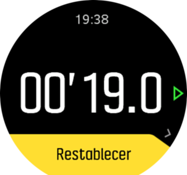 Stopwatch pause resume