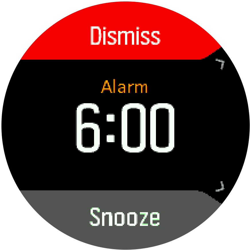 Alarm dismiss snooze Trainer