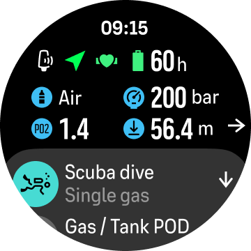 4.2 dive modes