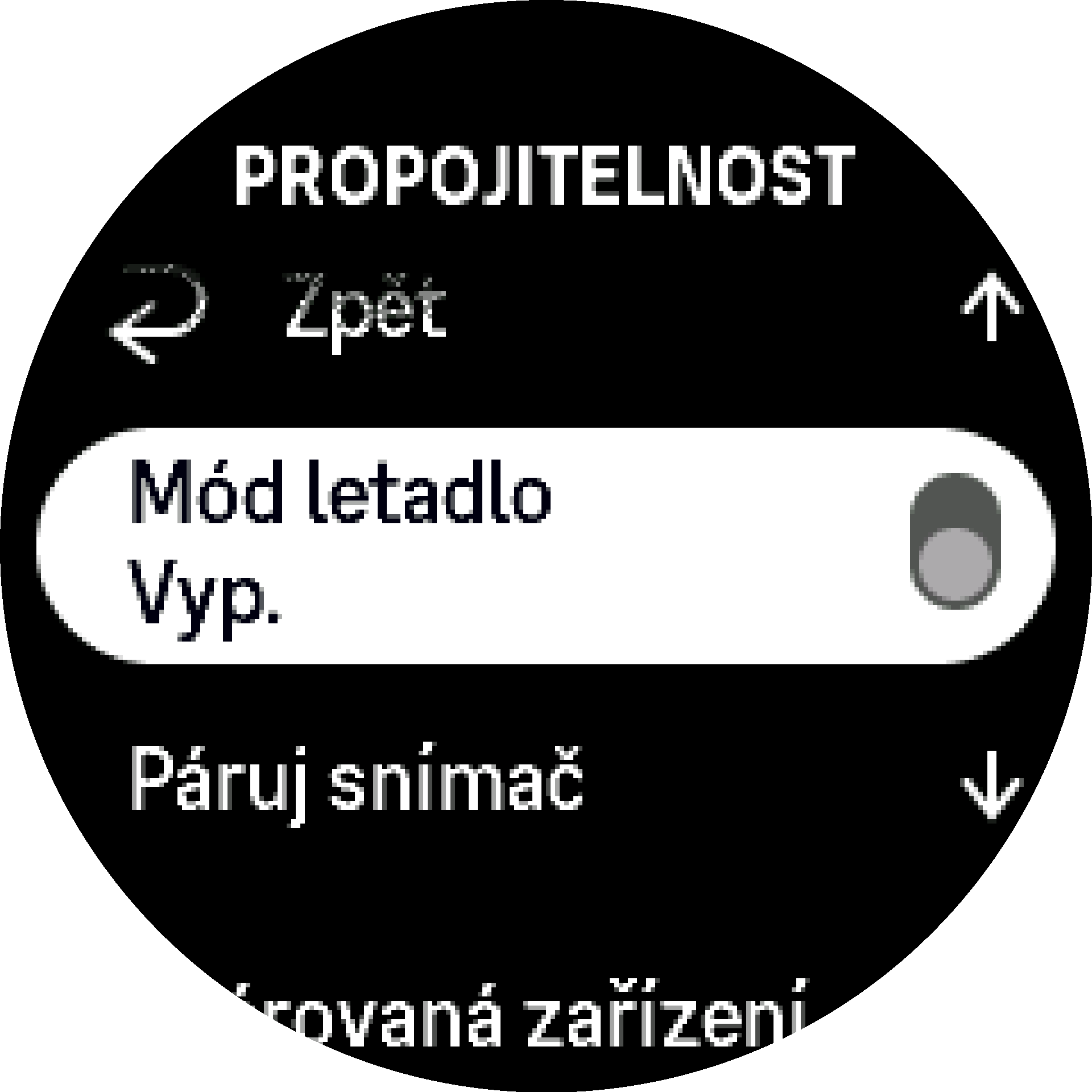 Režim letadlo S9PP