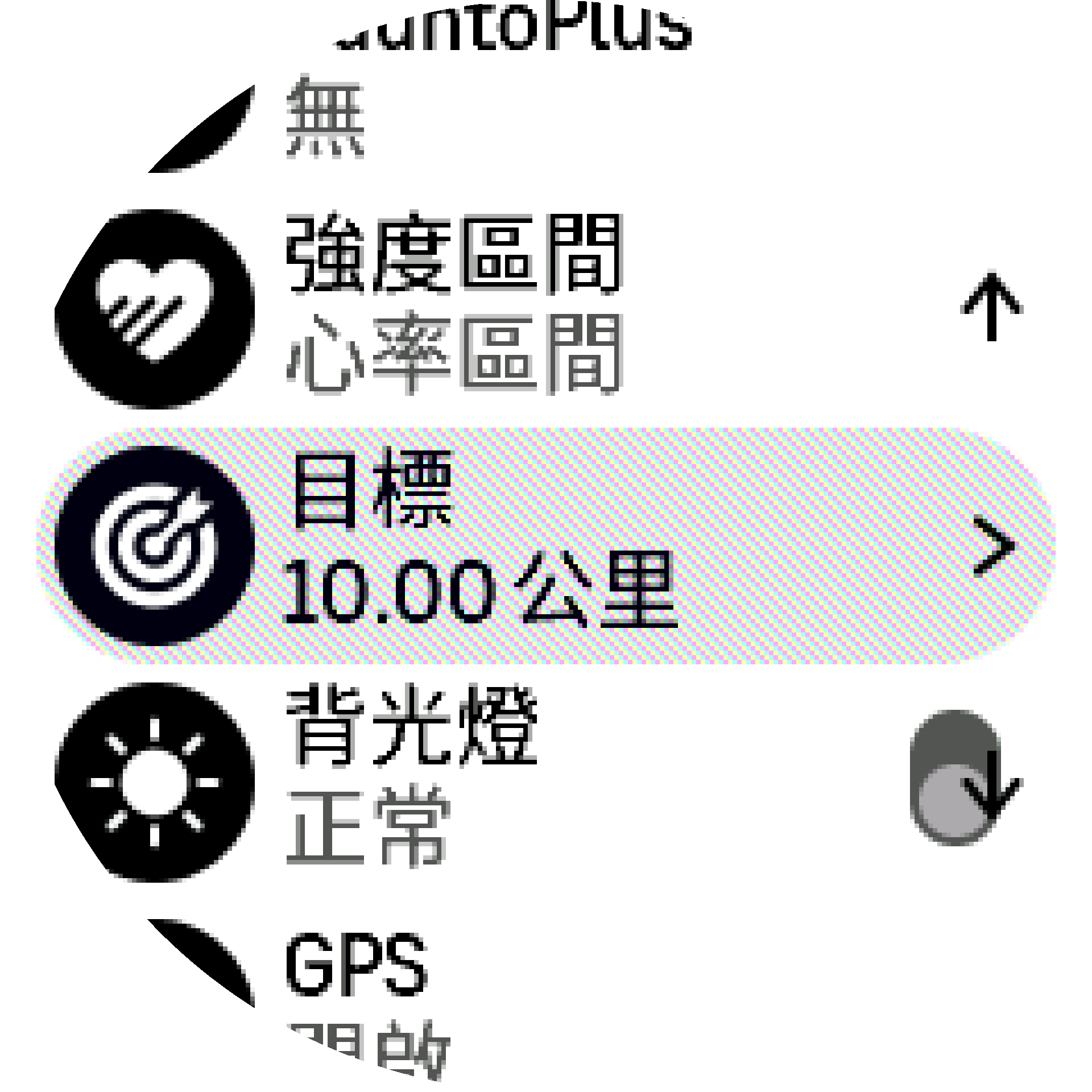 運動模式目標 S9PP