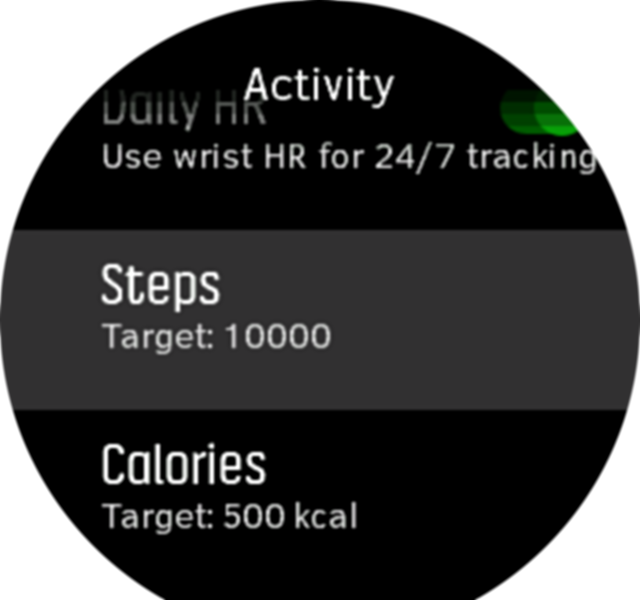 Activity Goals